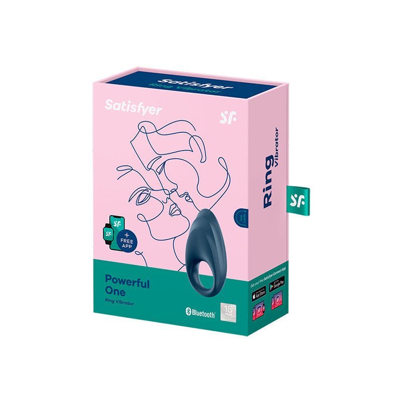 Satisfyer - strong one - vibrating cock ring -  box side view | Flirtybay